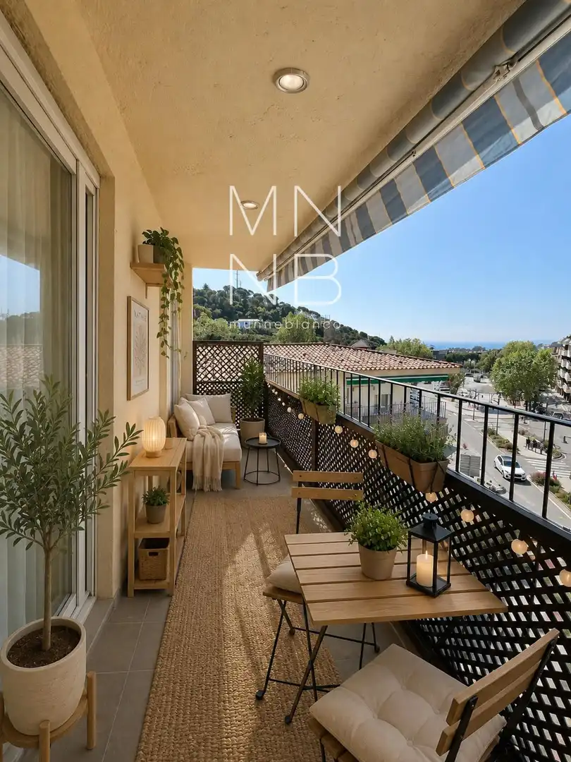 Balcony of Flat for sale in Sant Andreu de Llavaneres  with Heating, Terrace and Furnished