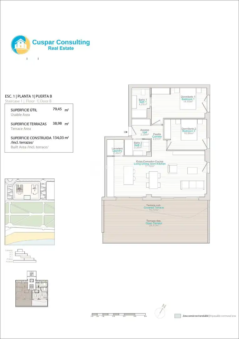 Apartament amb piscina en venda a Centro Urbano, imagen 7