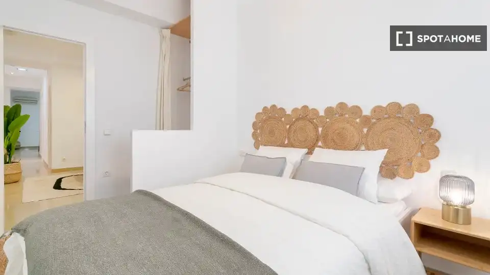 Bedroom of Flat for rent in Alicante / Alacant  with Air Conditioner, Heating and Furnished