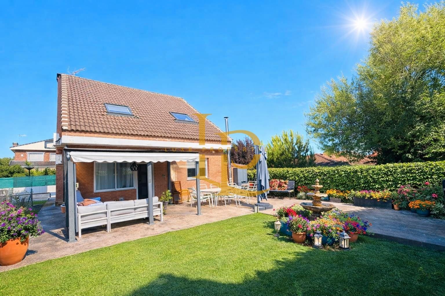 Garden of House or chalet for sale in El Casar  with Air Conditioner, Heating and Private garden