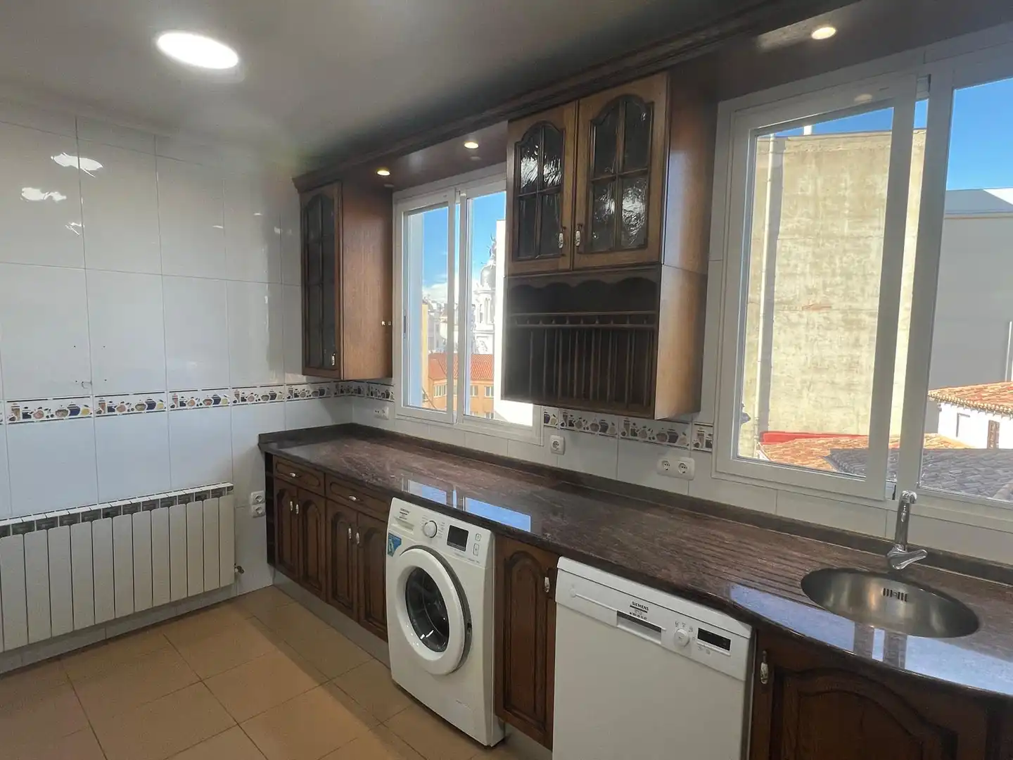 Küche von Wohnung zum Verkauf in Valladolid mit Heizung, Parkett und Terrasse