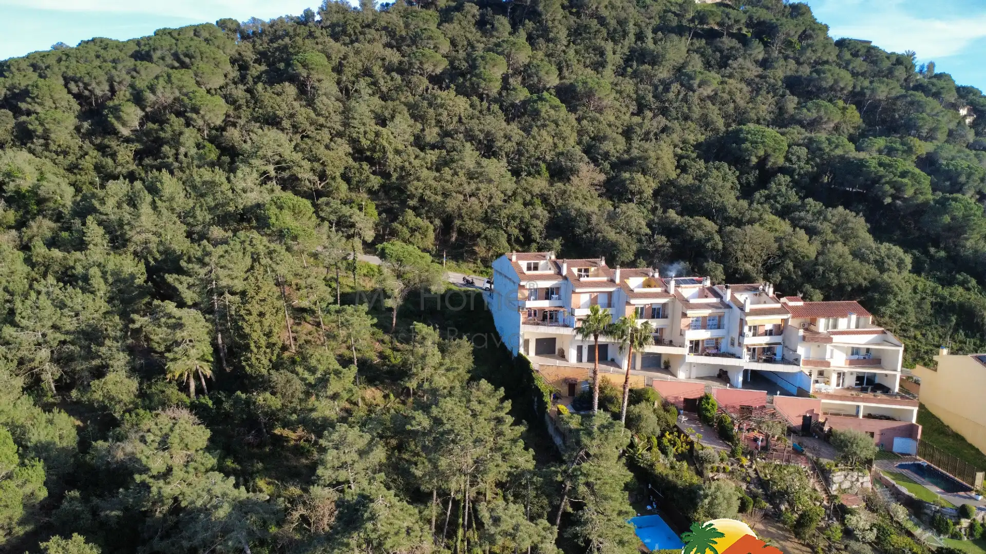 Vista exterior de Casa adosada en venta en Blanes con Aire acondicionado, Calefacción y Jardín privado