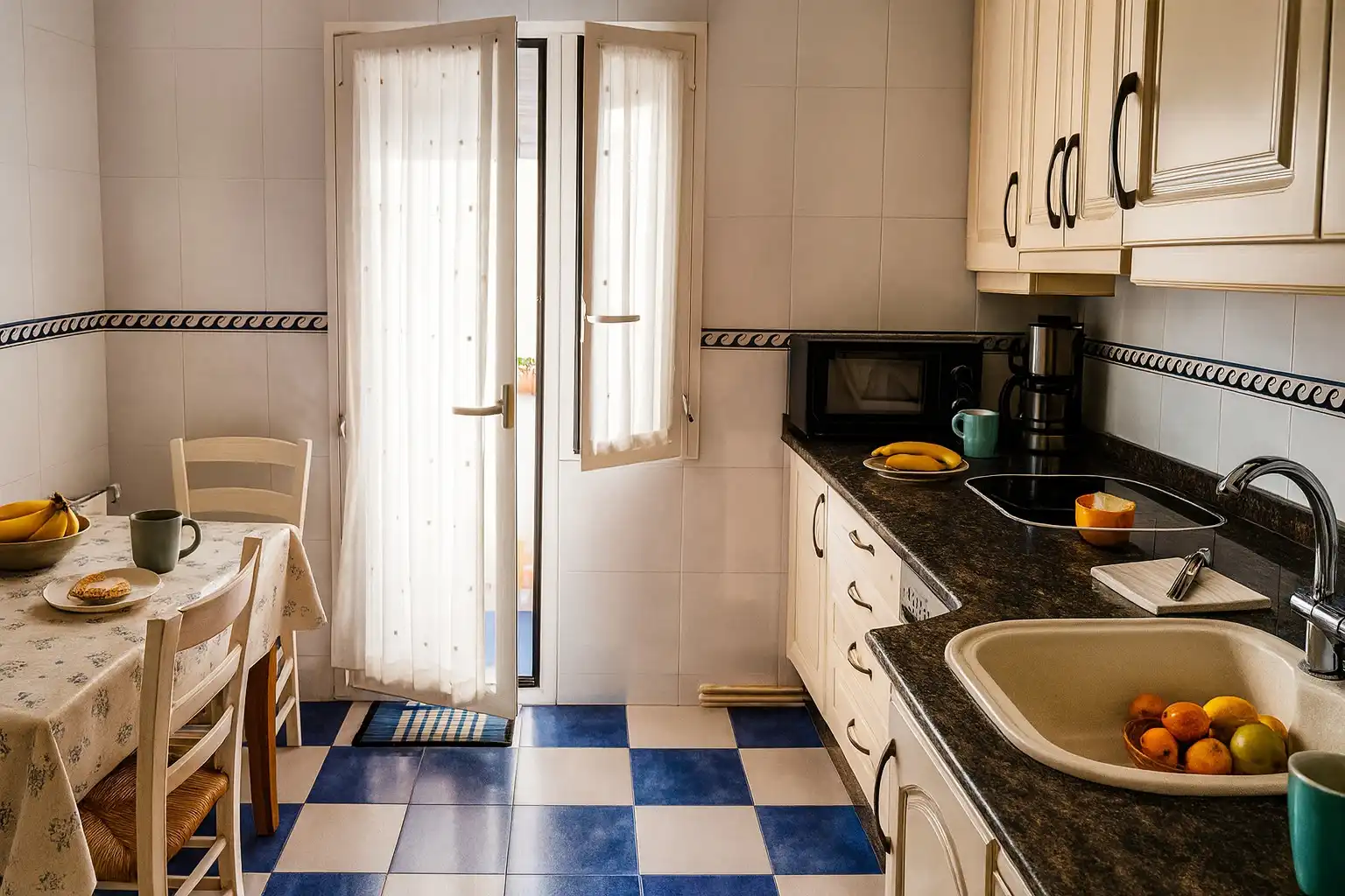 Cocina de Piso de alquiler en Santander con Calefacción, Amueblado y Horno