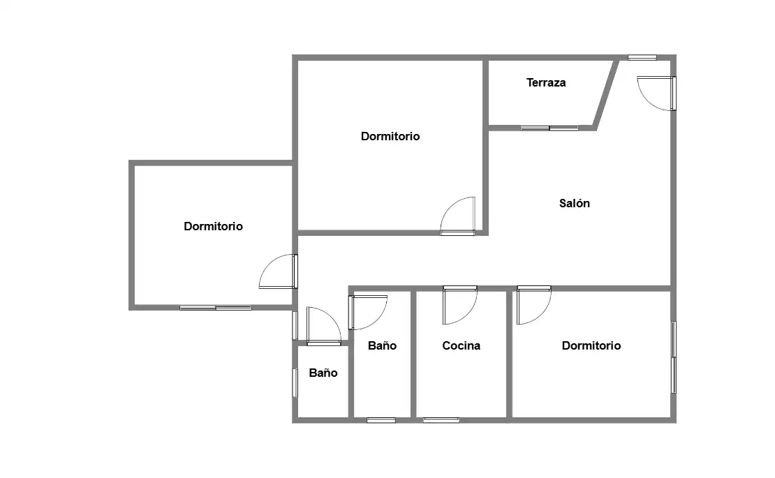 Piso en venta en Madrid con Terraza