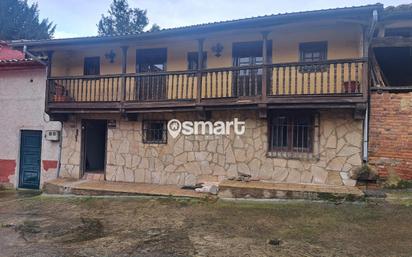 Exterior view of Single-family semi-detached for sale in Mieres (Asturias)  with Terrace