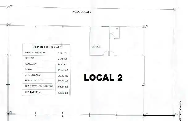 Nau industrial de lloguer en Cox