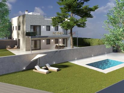 Garden of Attic for sale in Arenys de Mar  with Air Conditioner, Heating and Terrace