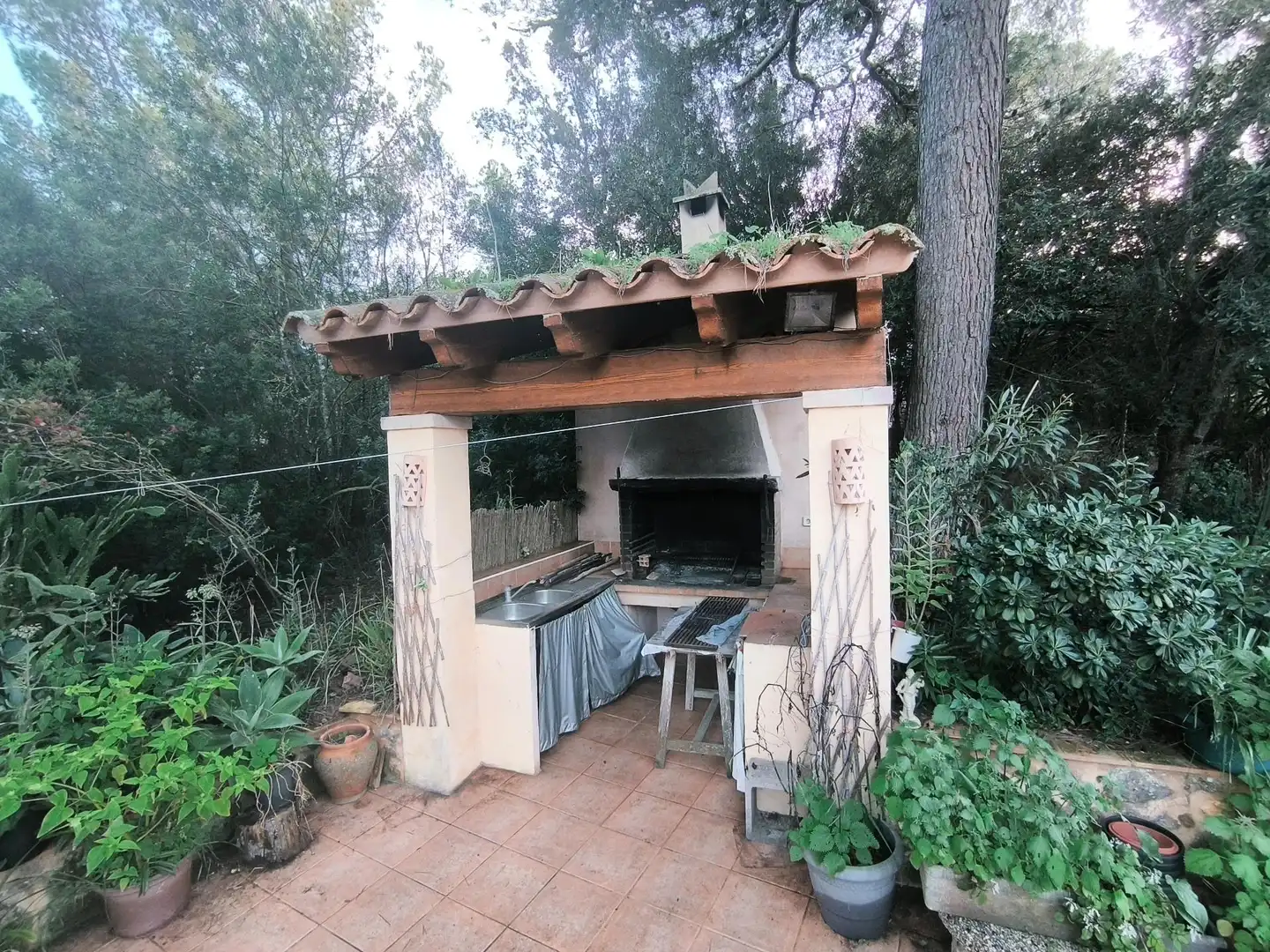 Terraza de Finca rústica en venta en Sant Joan con Aire acondicionado, Jardín privado y Terraza
