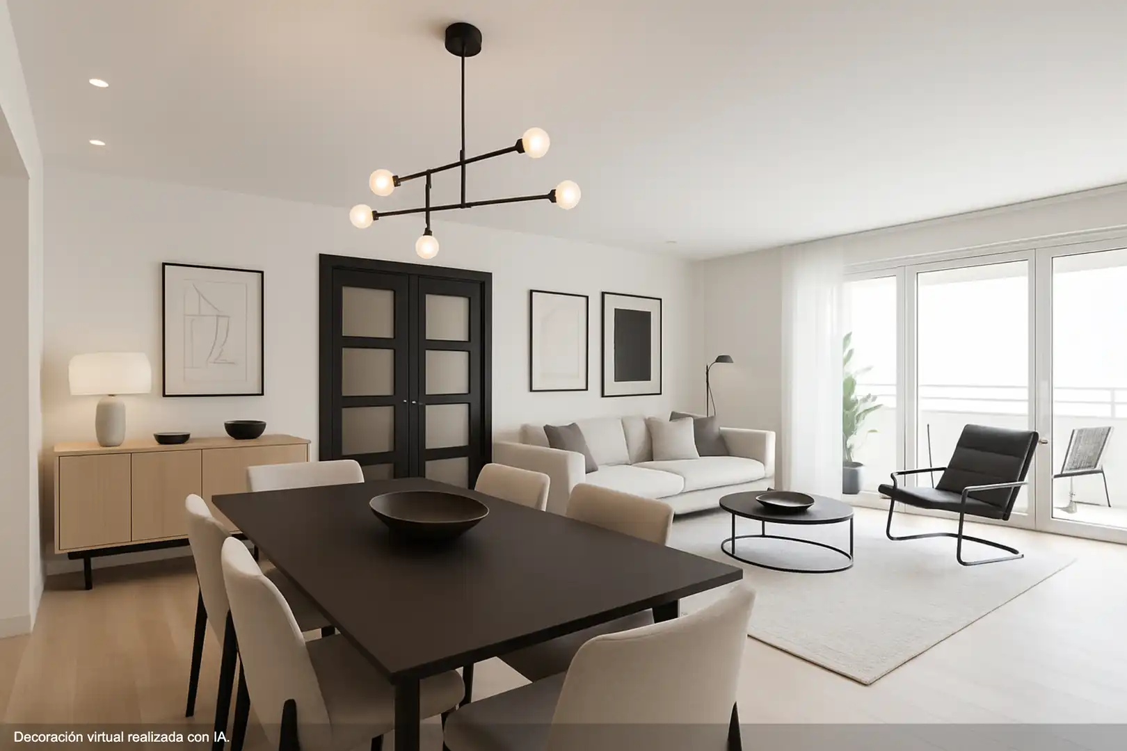 Esszimmer von Maisonette zum Verkauf in Sitges mit Klimaanlage, Heizung und Terrasse
