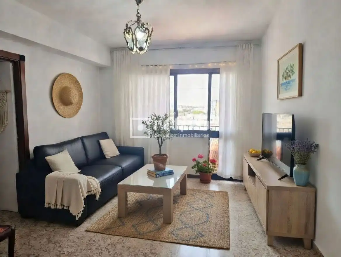 Sala de estar de Piso en venta en Sevilla con Aire acondicionado y Terraza