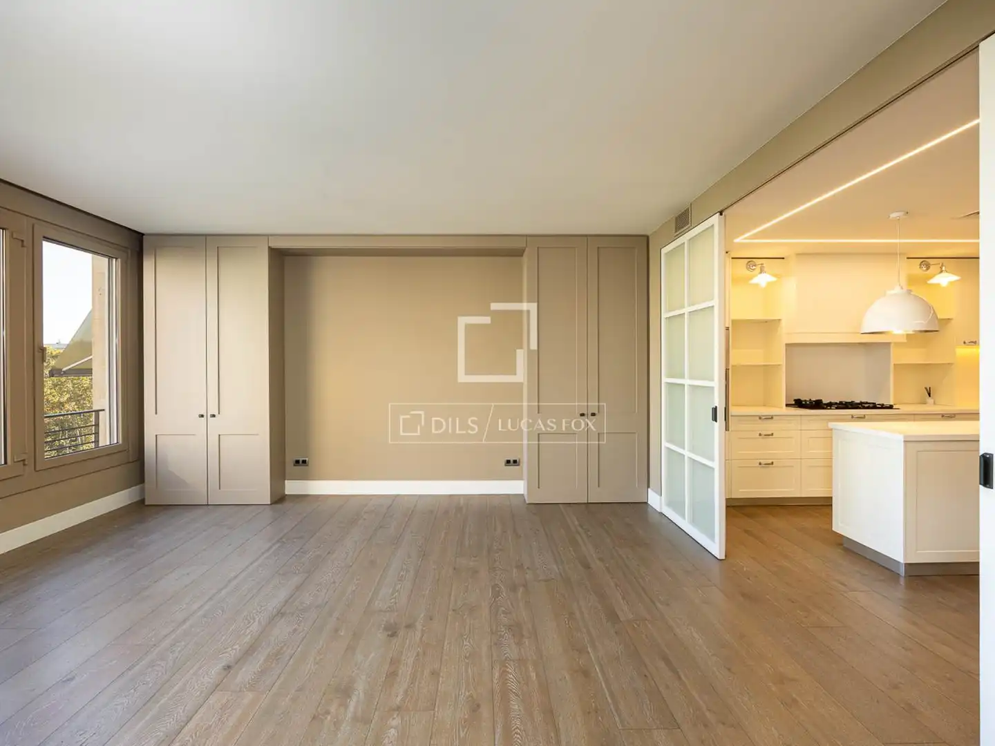 Schlafzimmer von Wohnung zum Verkauf in Barcelona mit Klimaanlage, Heizung und Parkett