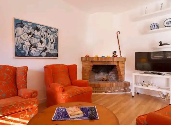 Sala de estar de Casa o chalet de alquiler en La Manga del Mar Menor con Calefacción, Jardín privado y Terraza