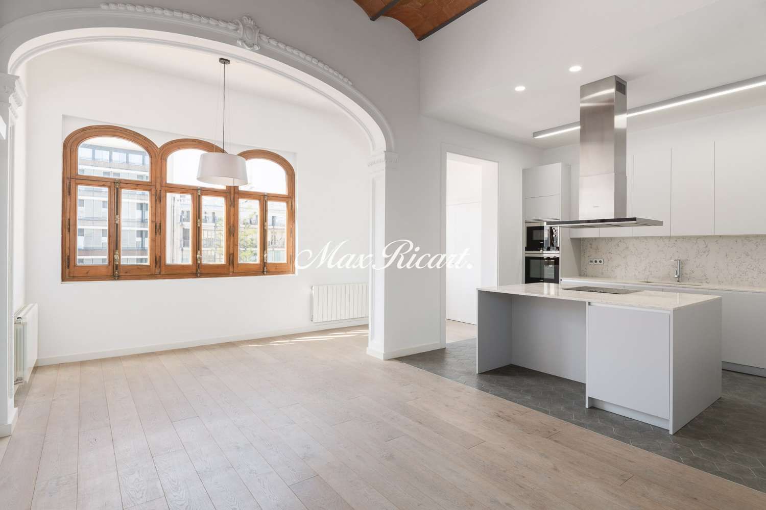 Kitchen of Flat for sale in  Barcelona Capital  with Air Conditioner, Heating and Storage room