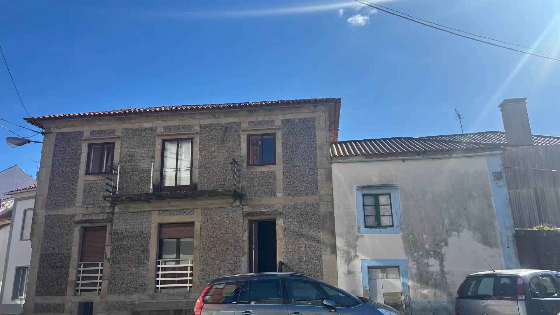 Vista exterior de Casa o xalet en venda en Vilagarcía de Arousa amb Balcó