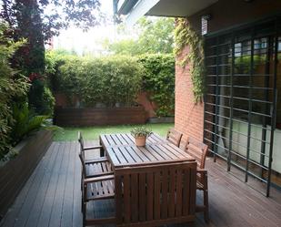 Terrace of Planta baja to rent in Sant Cugat del Vallès  with Air Conditioner, Heating and Private garden