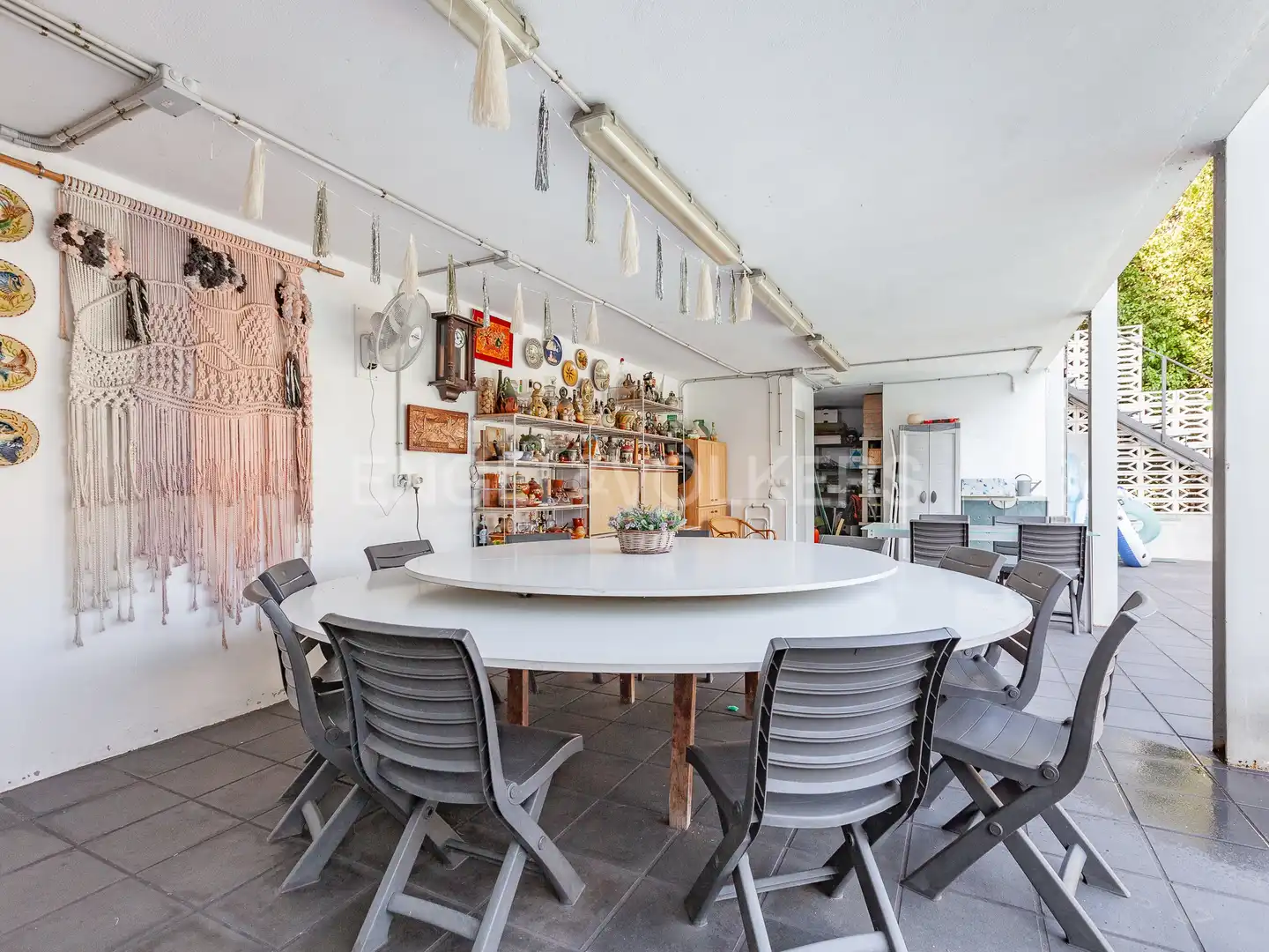 Dining room of Houses for sale in Sant Cugat del Vallès  with Air Conditioner, Heating and Private garden