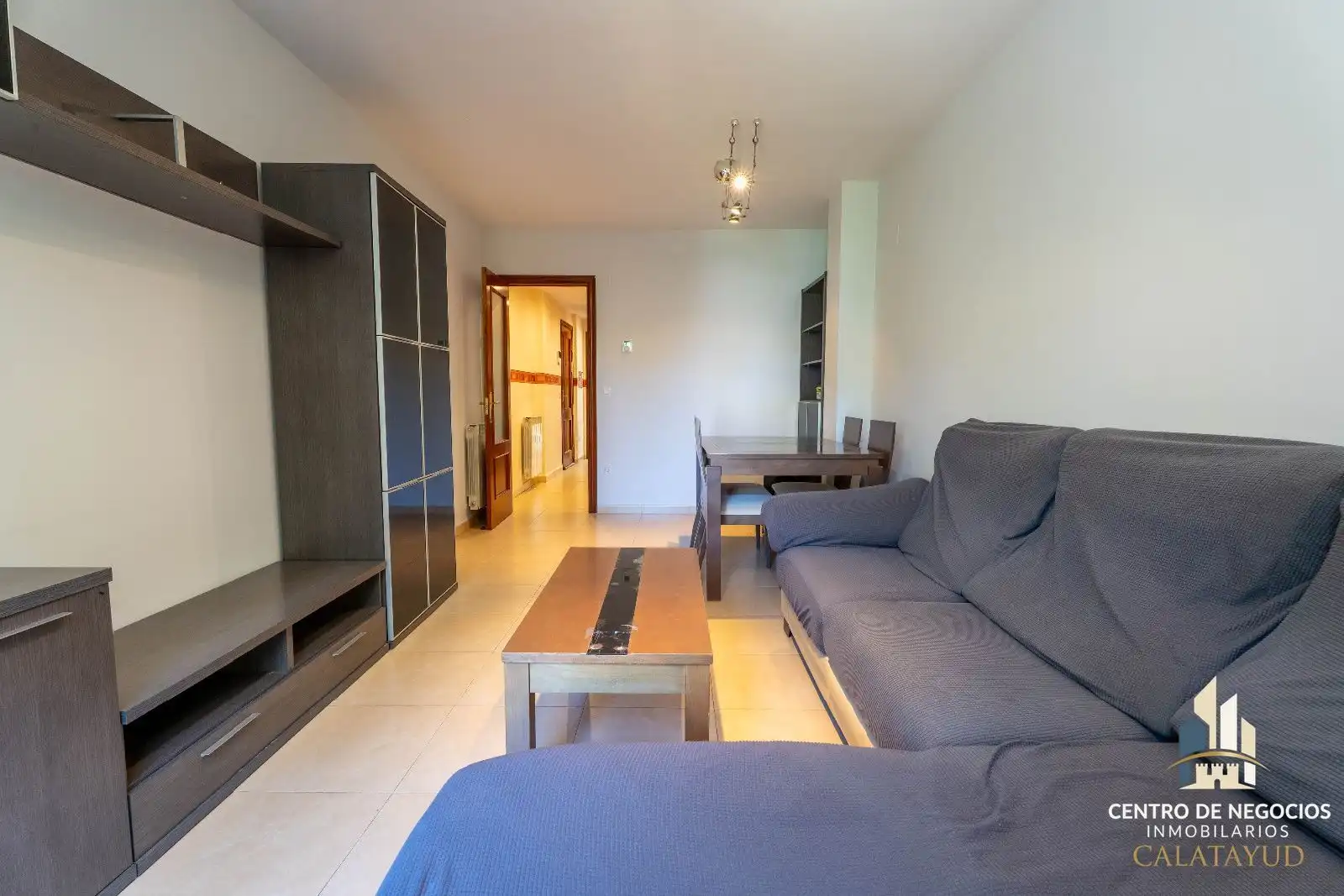 Wohnzimmer von Wohnung zum Verkauf in Calatayud mit Heizung, Parkett und Terrasse