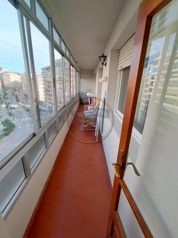 Balcony of Flat for rent in Vigo   with Parquet flooring, Terrace and Furnished