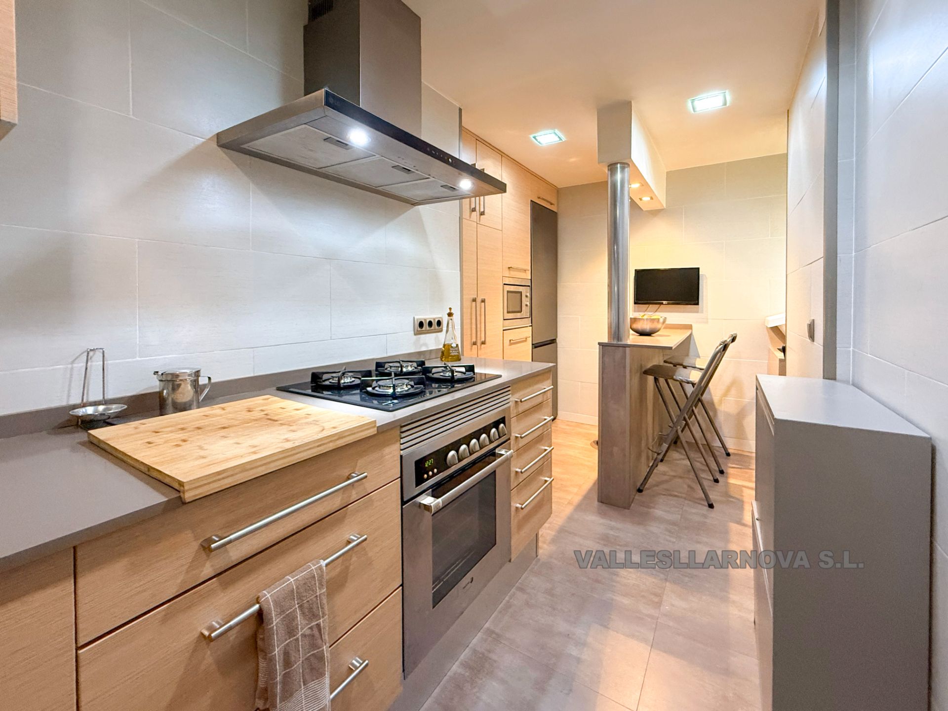 Kitchen of Flat for sale in Mollet del Vallès  with Air Conditioner, Heating and Parquet flooring