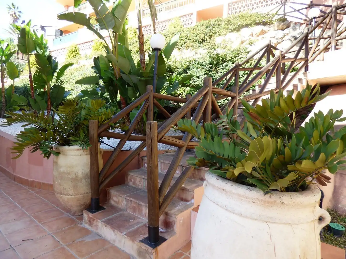Terraza de Apartamento en venta en Fuengirola con Aire acondicionado, Jardín privado y Terraza