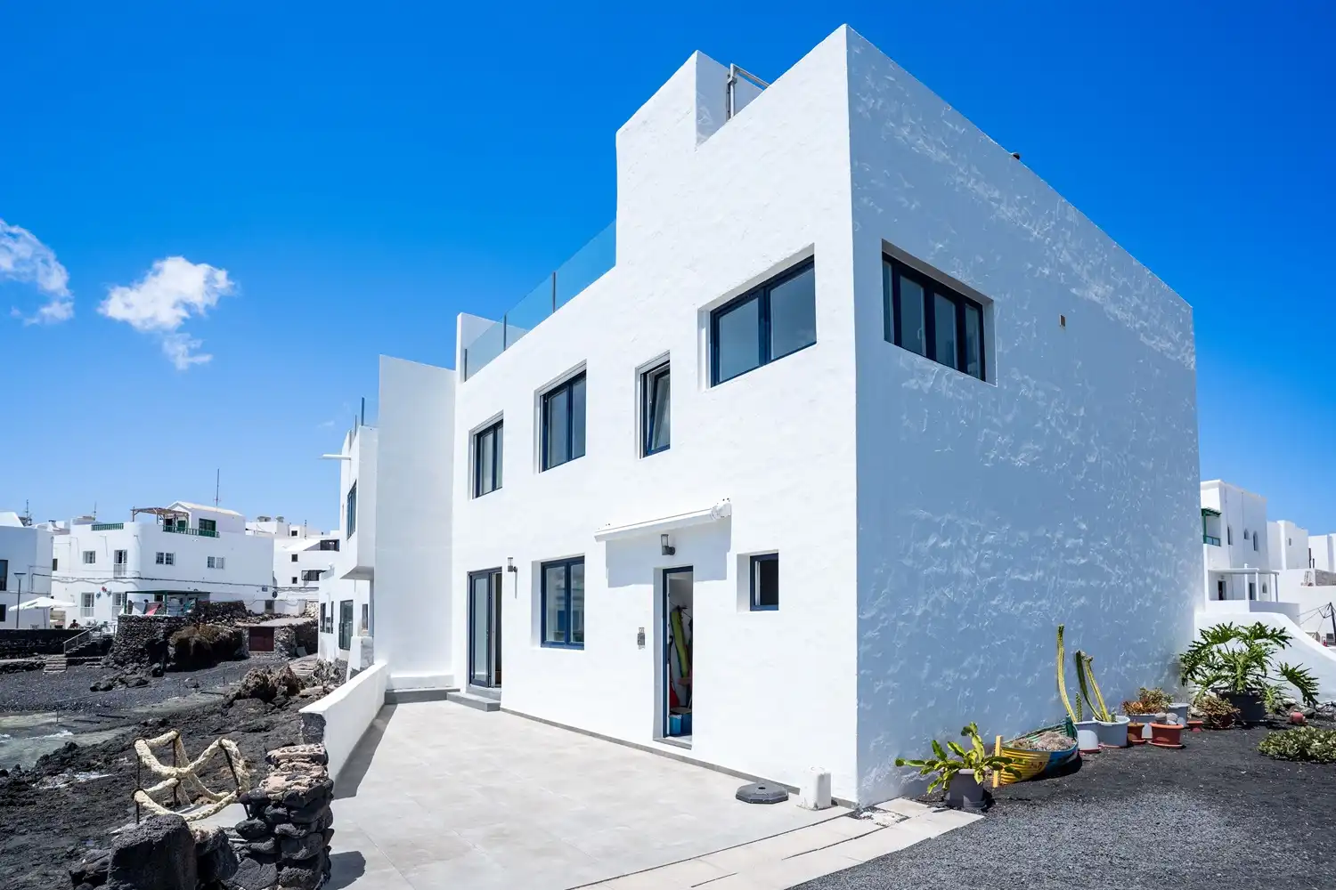 Vista exterior de Casa o chalet en venta en Haría con Terraza y Amueblado