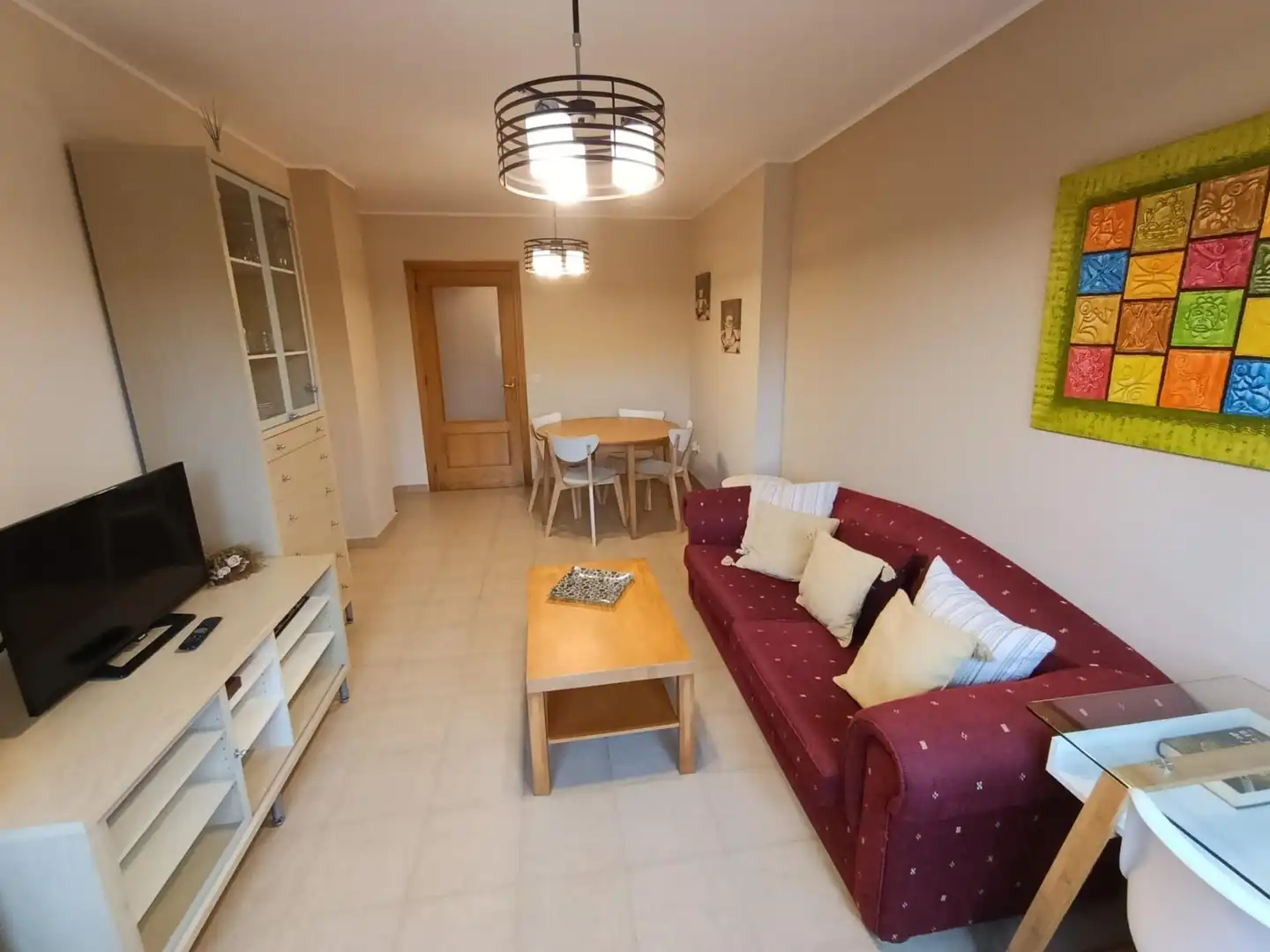 Sala de estar de Piso en venta en Ribadedeva con Calefacción, Trastero y Amueblado