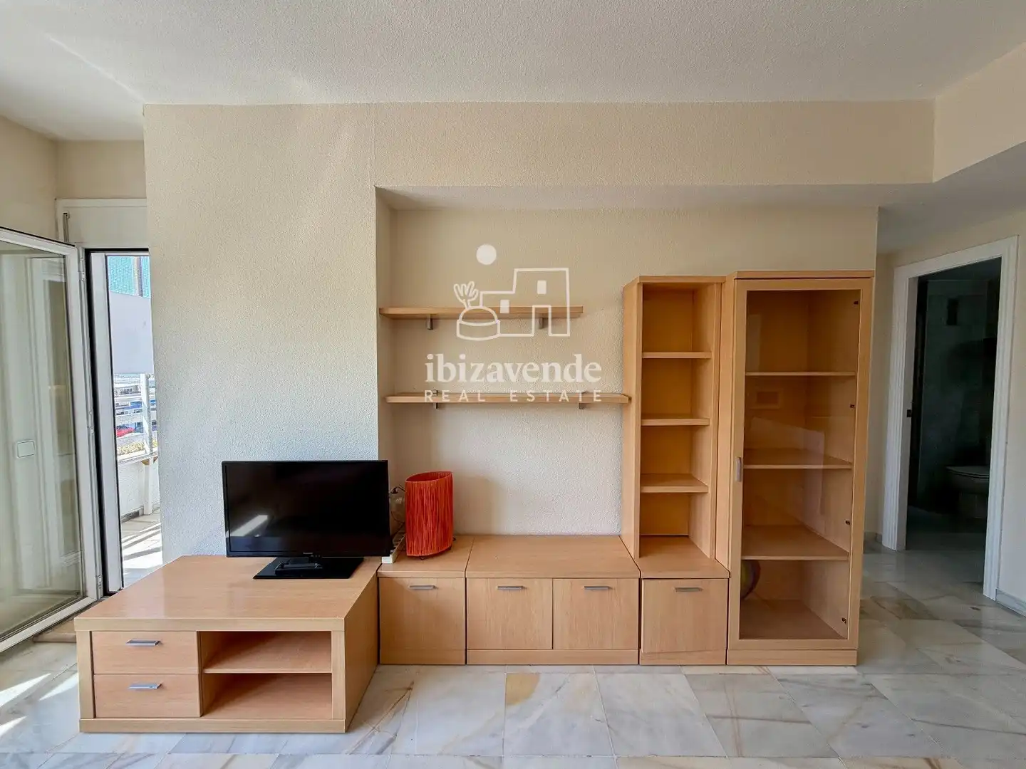 Living room of Flat for sale in Eivissa  with Air Conditioner, Swimming Pool and Furnished