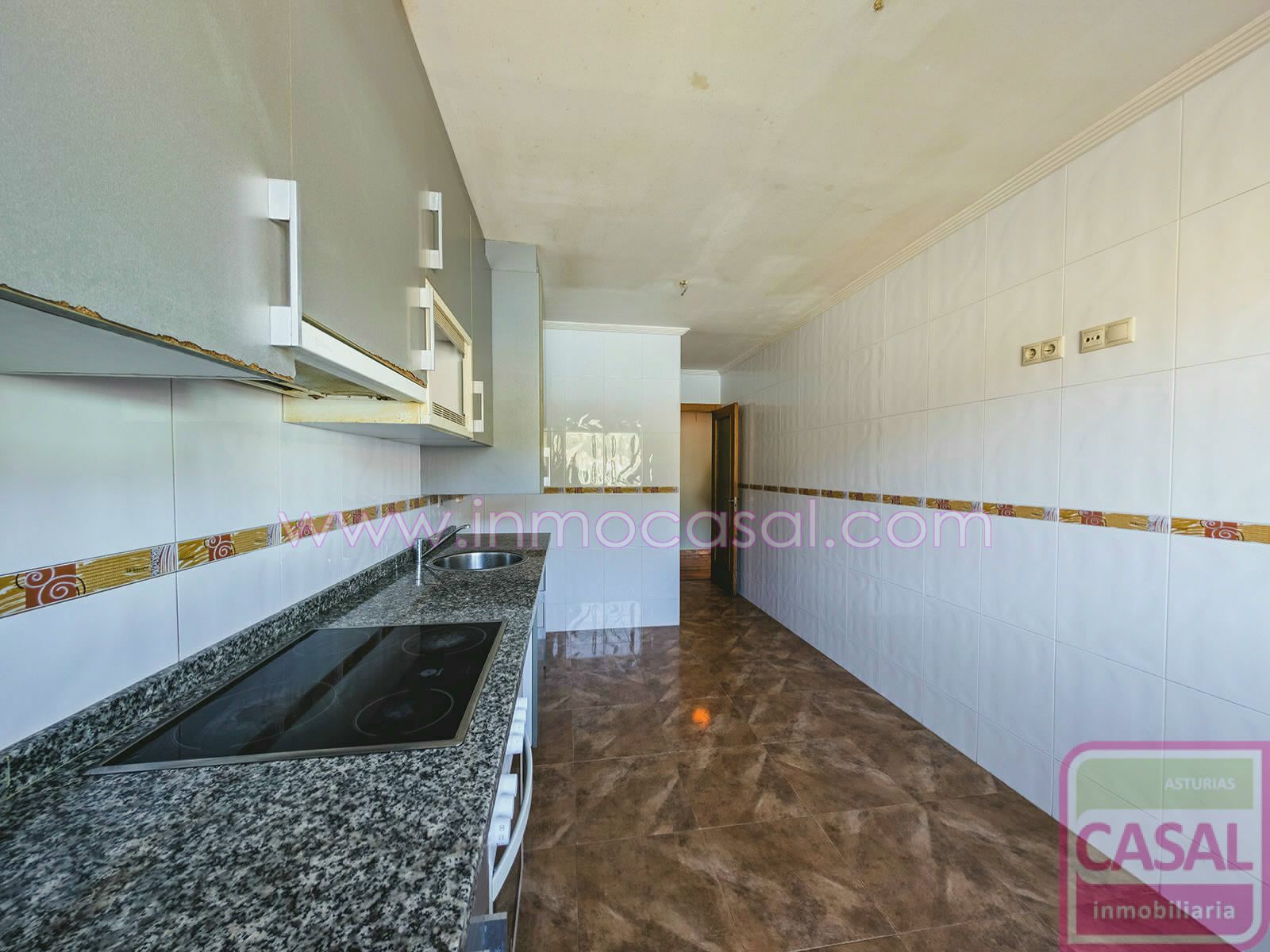 Kitchen of Flat for sale in Mieres (Asturias)  with Heating, Storage room and Furnished
