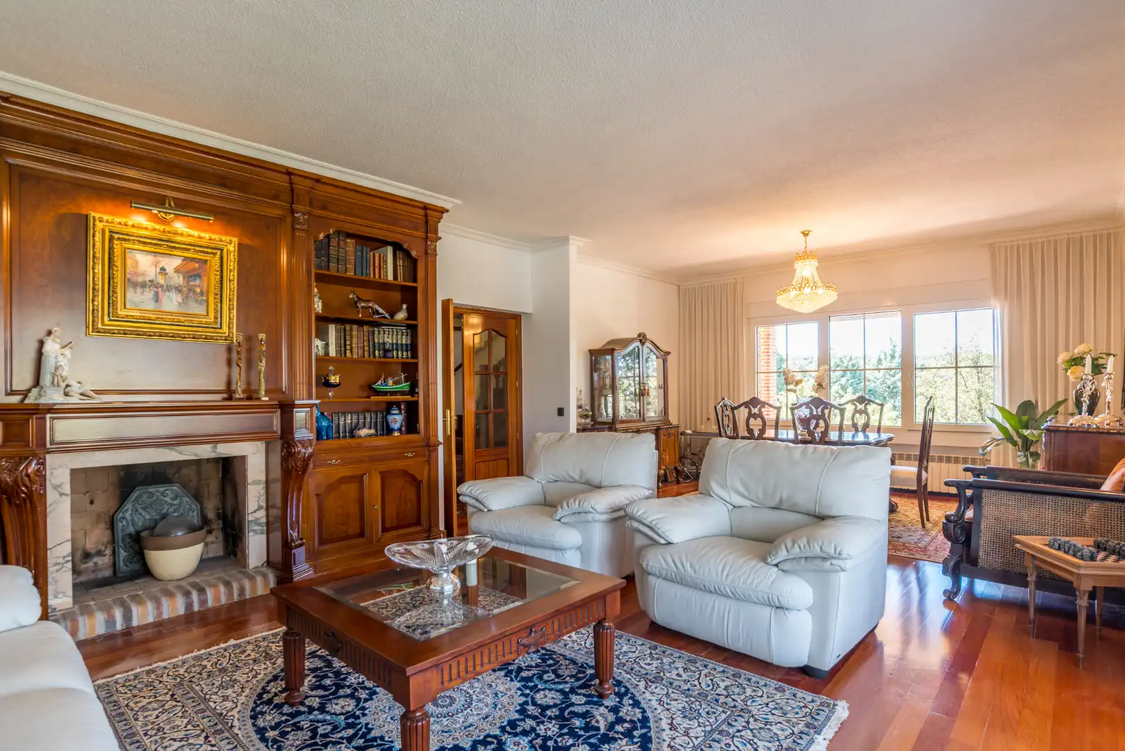 Living room of Houses for sale in Collado Villalba  with Air Conditioner, Heating and Private garden