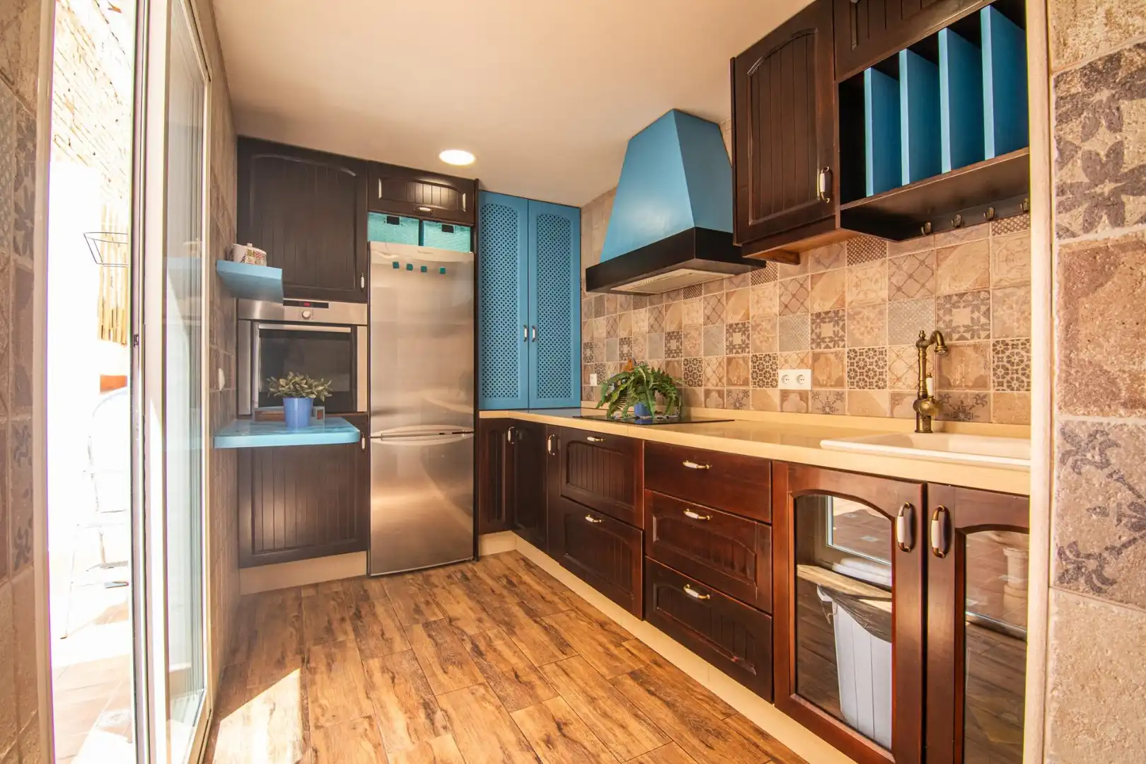 Kitchen of Flat for sale in Elche / Elx  with Furnished and Balcony