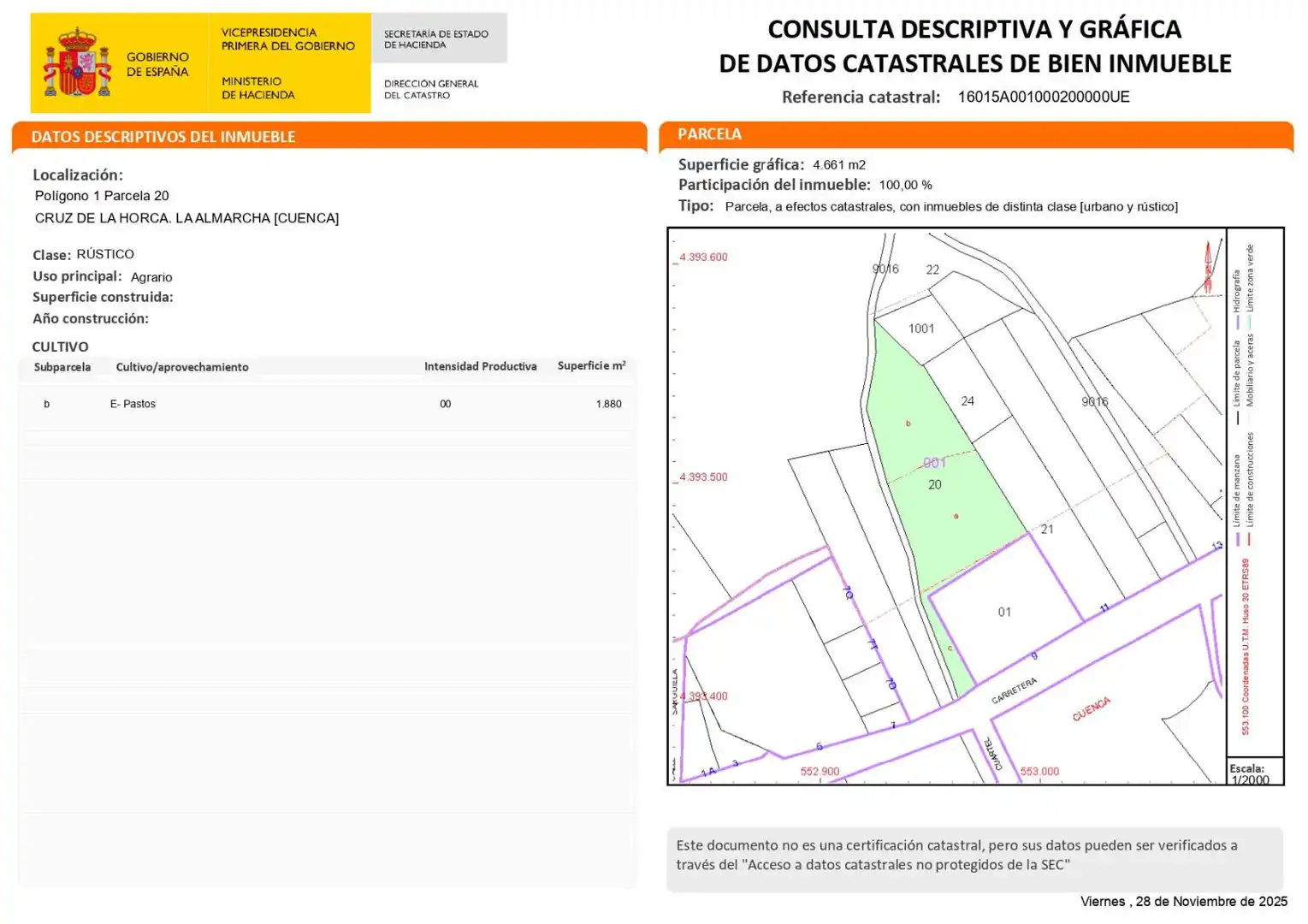 Vista exterior de Terreno en venta en La Almarcha 