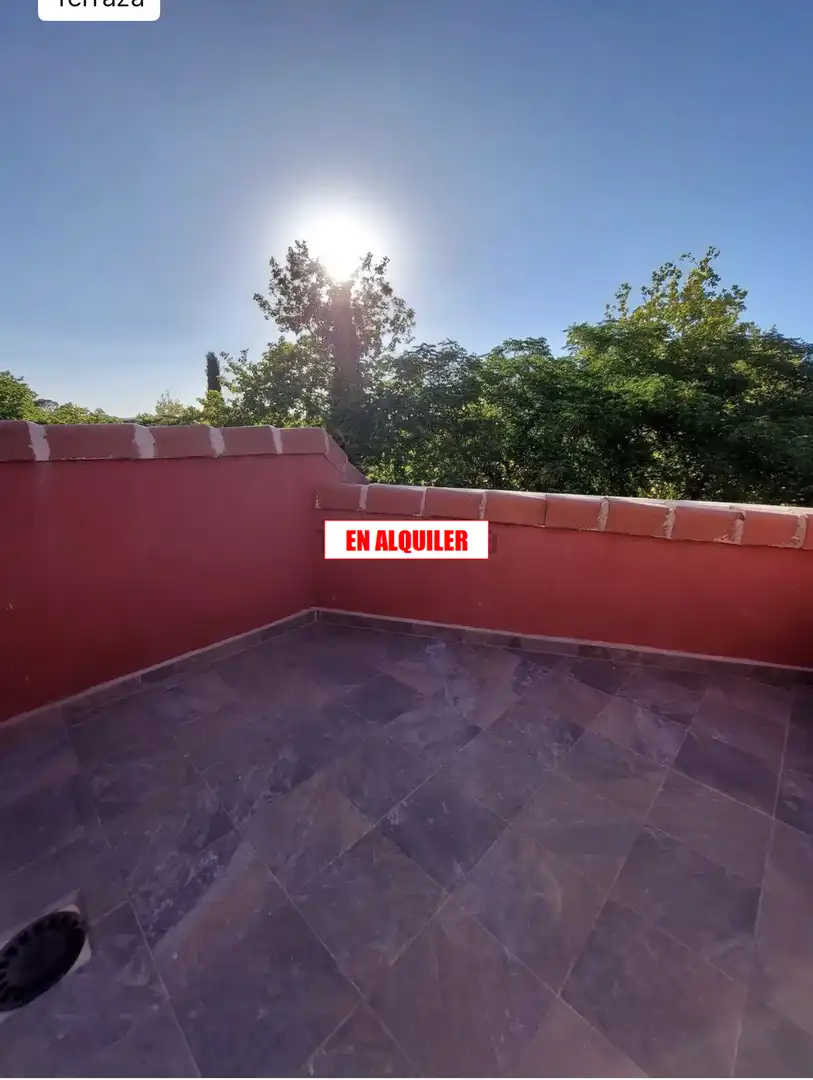 Terrasse von Maisonette zur Miete in Ciudad Real mit Klimaanlage, Heizung und Terrasse