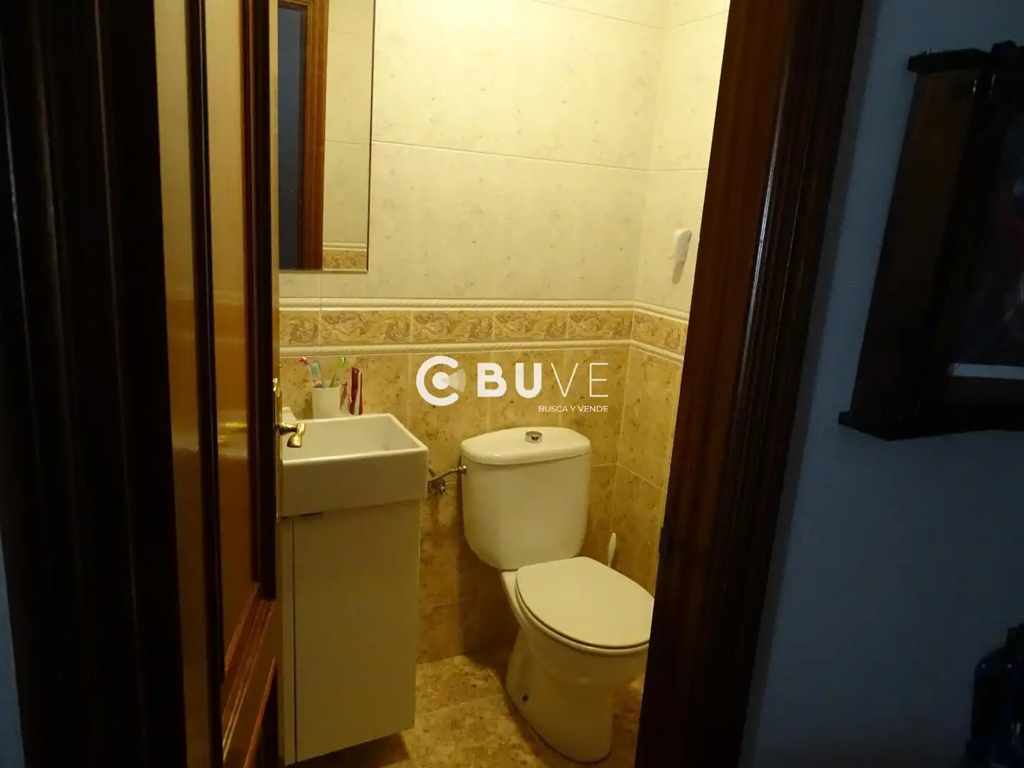 Baño de Dúplex en venta en Teo con Calefacción, Trastero y Amueblado