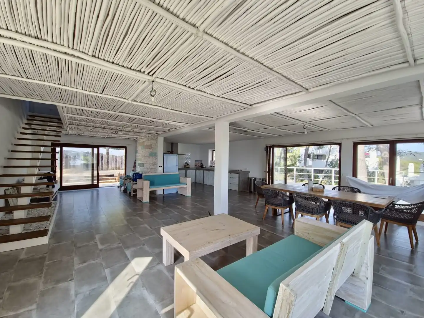 Sala d'estar de Casa o xalet en venda en Santa Eulària des Riu amb Aire condicionat, Calefacció i Jardí privat