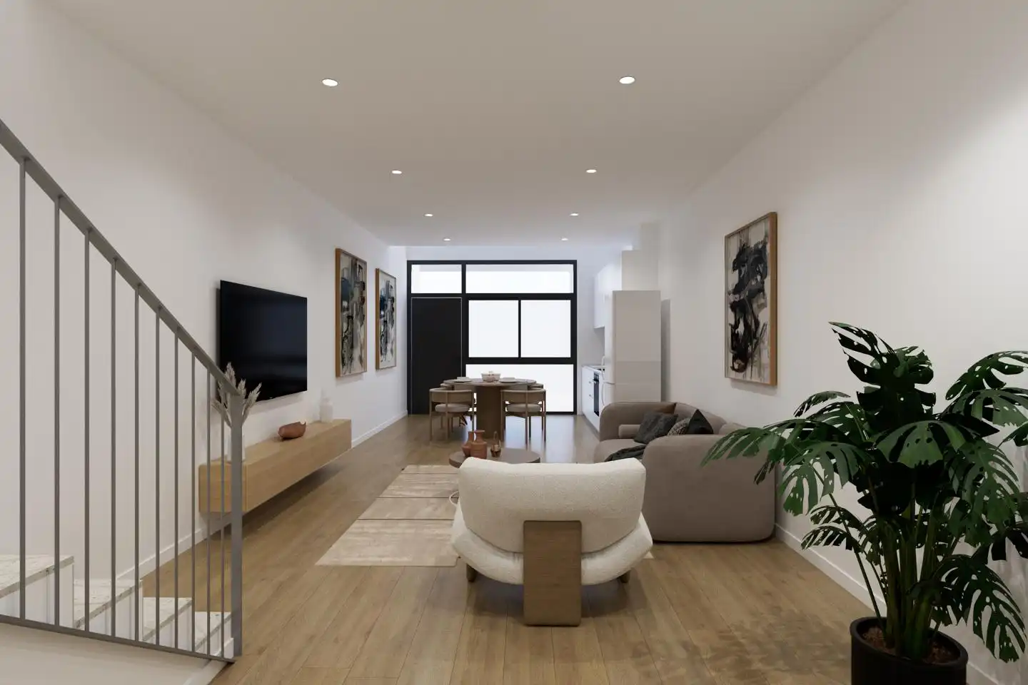 Living room of Duplexes for sale in El Campello  with Air Conditioner, Terrace and Storage room