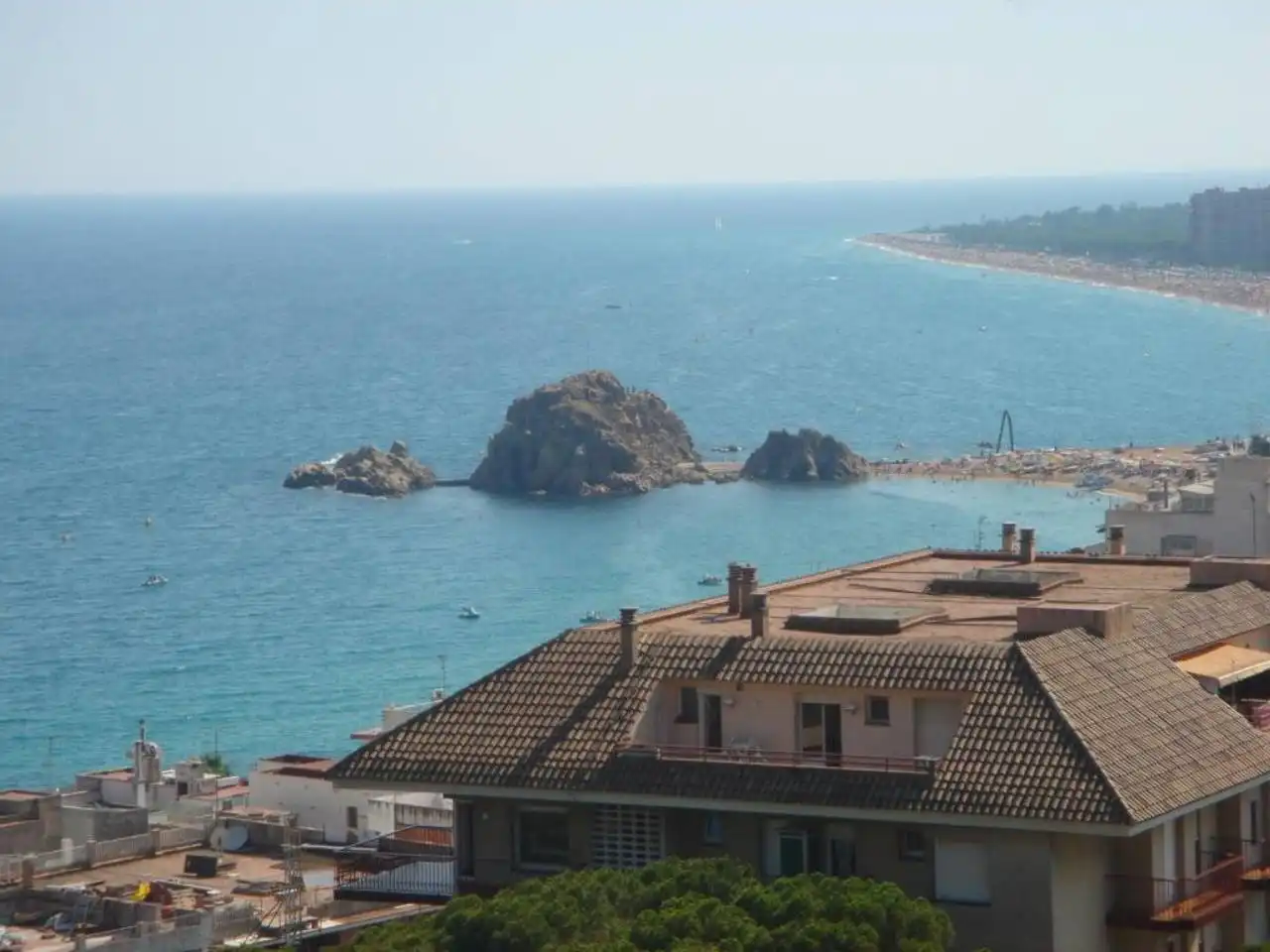 Exterior view of Houses for sale in Blanes  with Heating, Terrace and Furnished