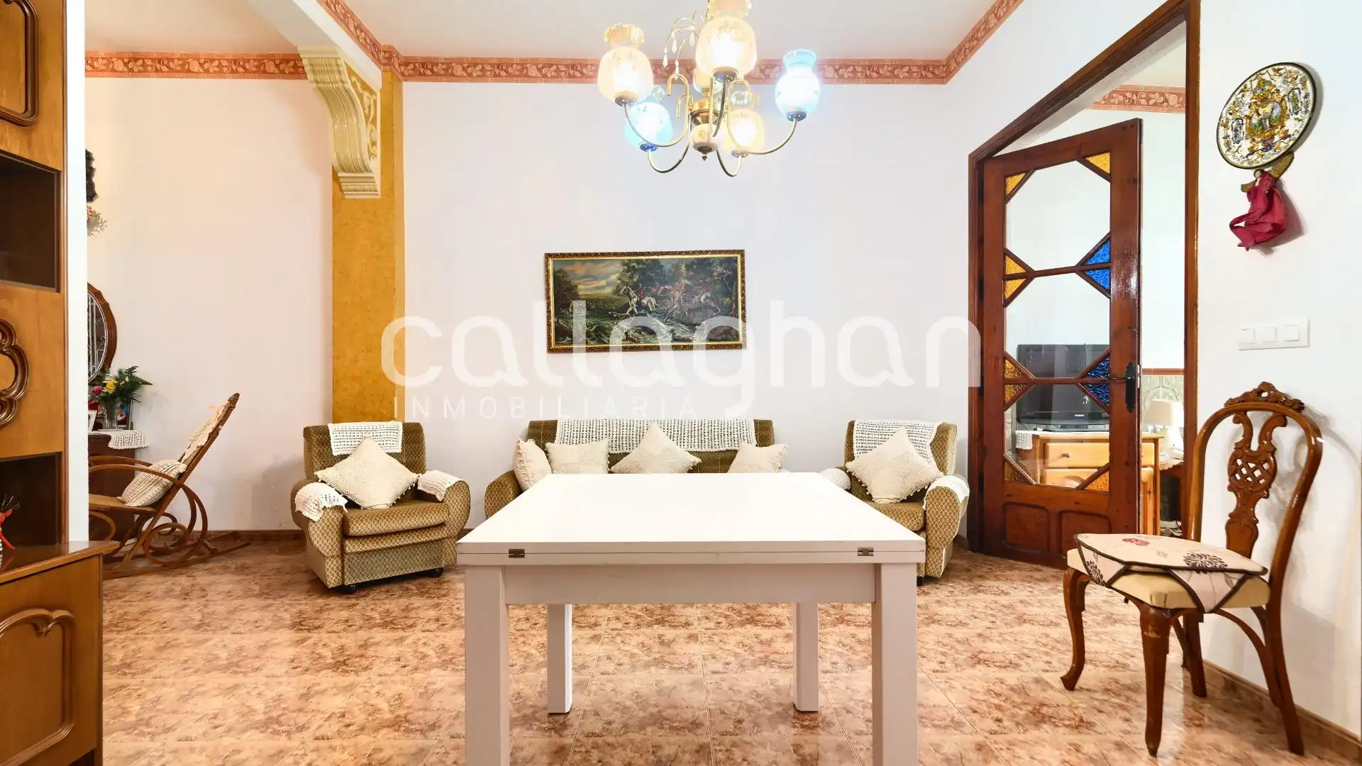 Sala de estar de Casa o chalet en venta en Alcàntera de Xúquer con Aire acondicionado, Calefacción y Terraza