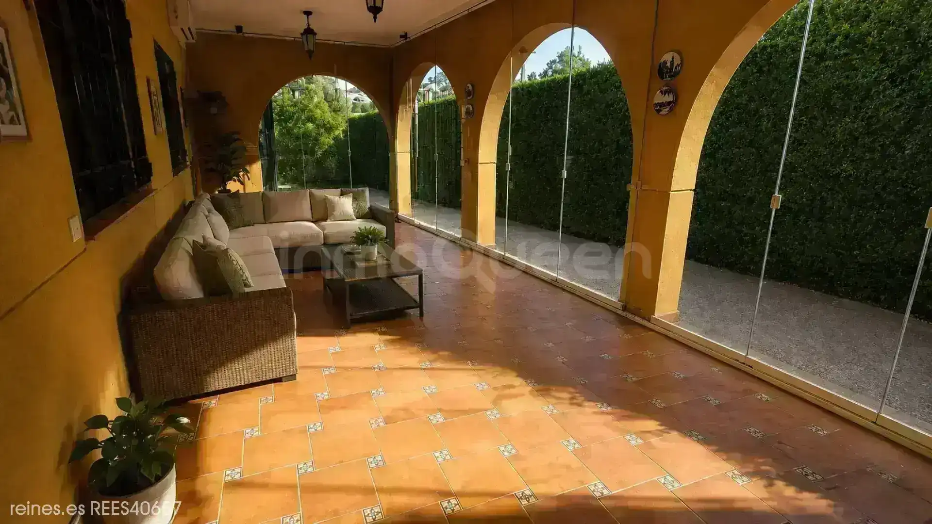 Terrassa de Casa o xalet en venda en Villaviciosa de Odón amb Calefacció i Jardí privat