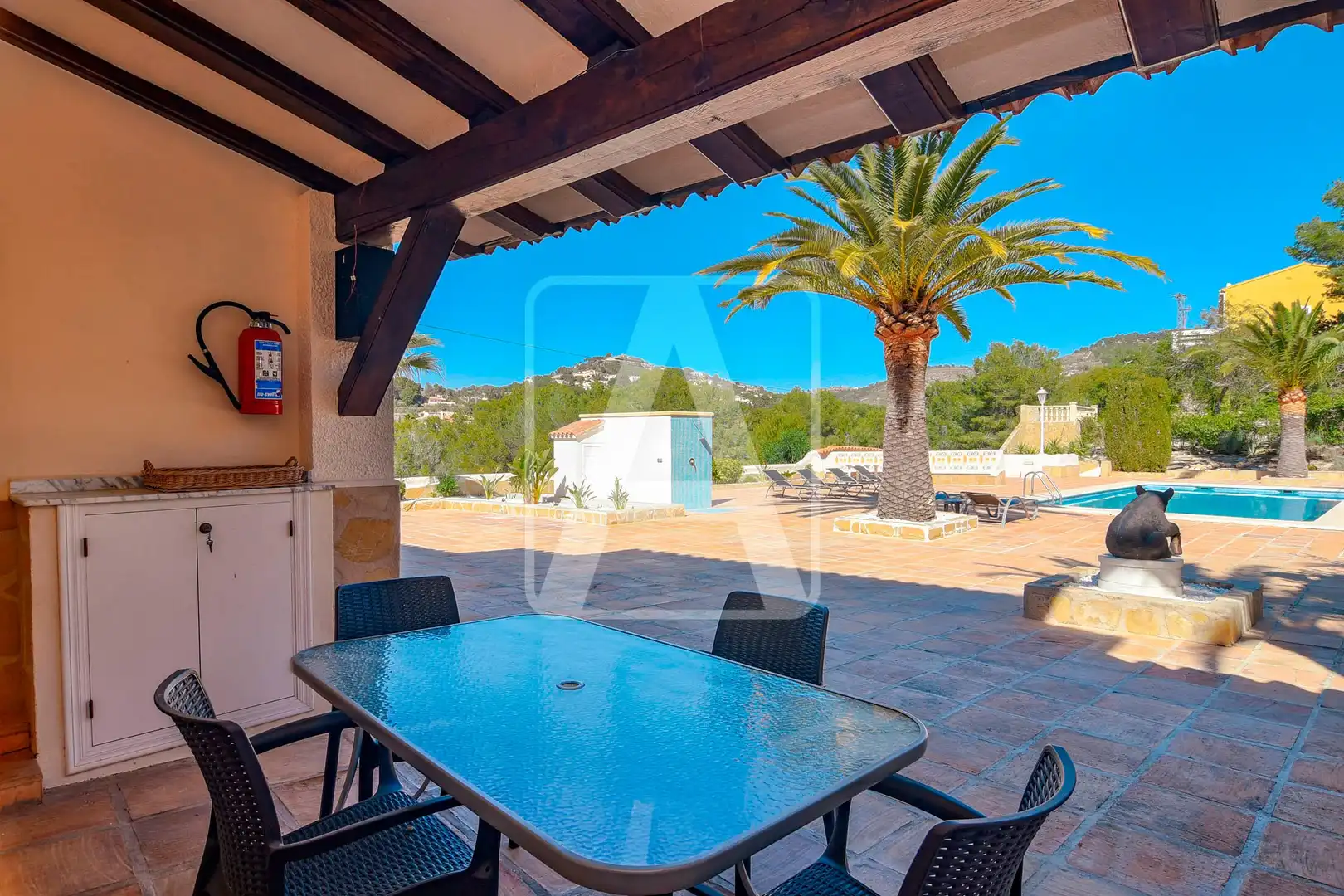Vista exterior de Casa o xalet en venda en Calpe / Calp amb Aire condicionat, Calefacció i Jardí privat