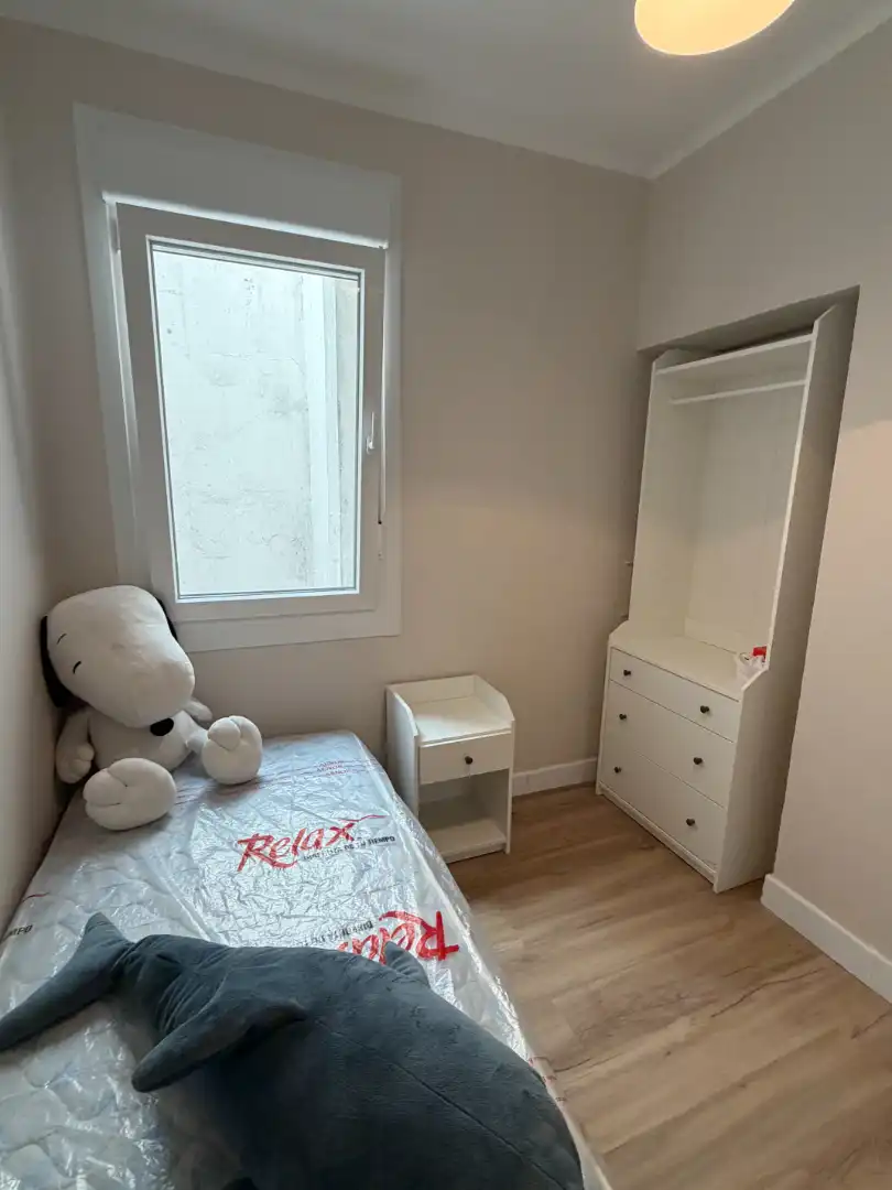 Schlafzimmer von Wohnung zur Miete in O Carballiño   mit Klimaanlage, Terrasse und Möbliert