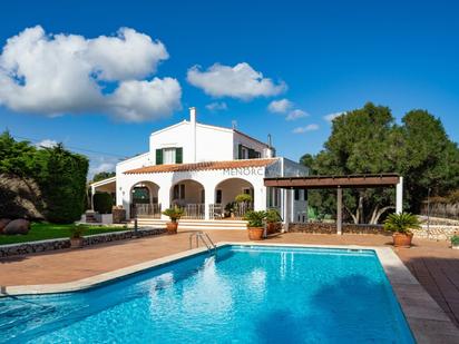 Exterior view of Country house for sale in Maó  with Heating, Private garden and Terrace