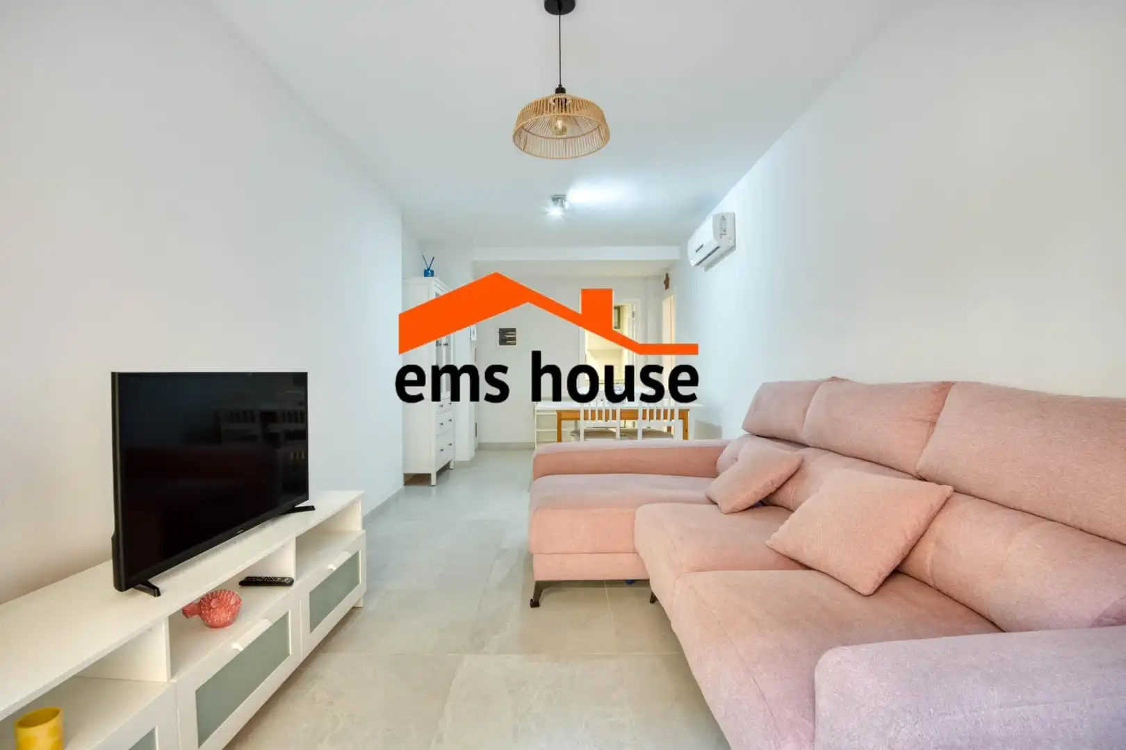 Sala d'estar de Apartament en venda en Calonge i Sant Antoni amb Aire condicionat i Balcó