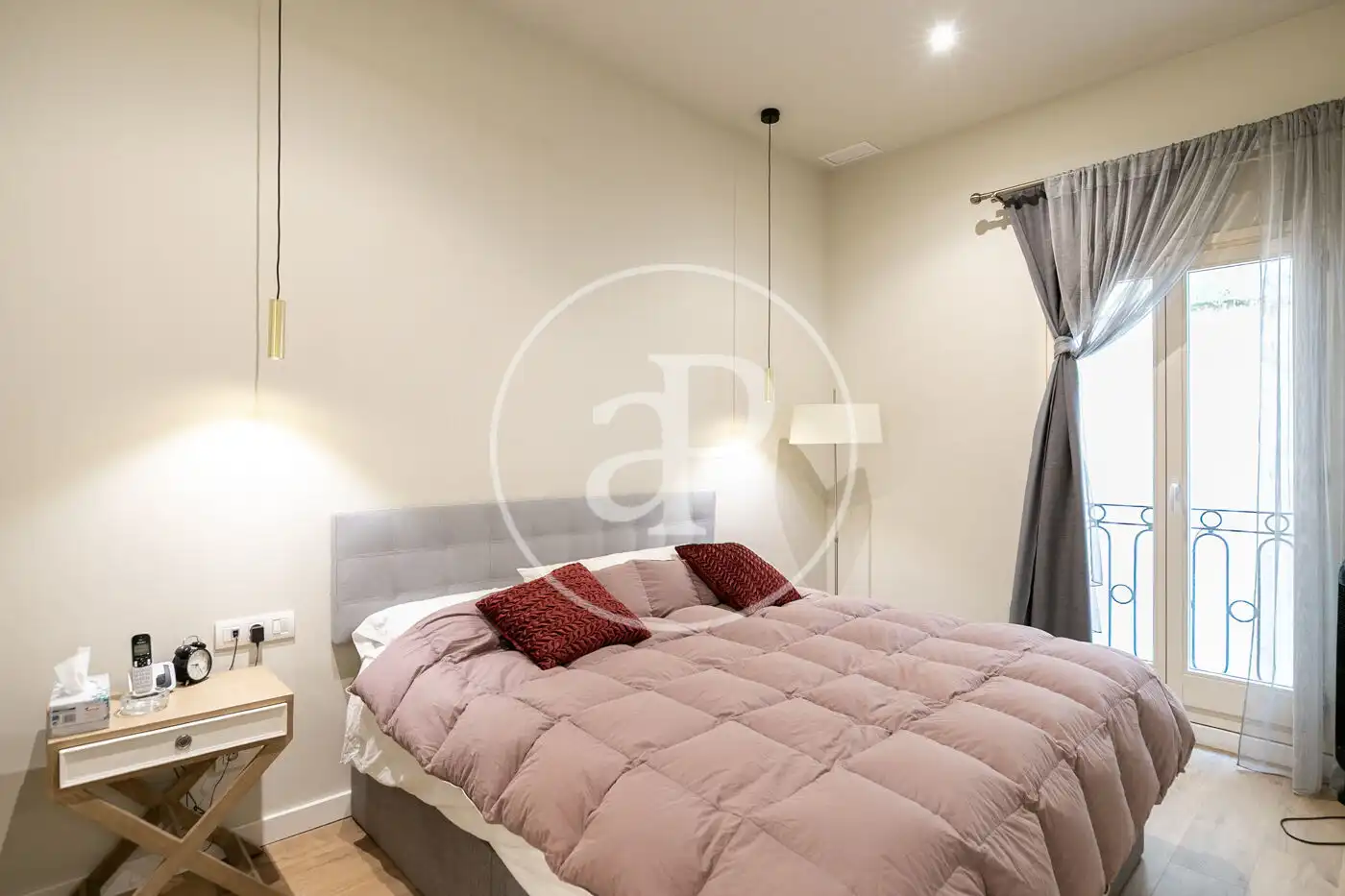 Schlafzimmer von Wohnung zum Verkauf in Barcelona mit Klimaanlage, Heizung und Möbliert