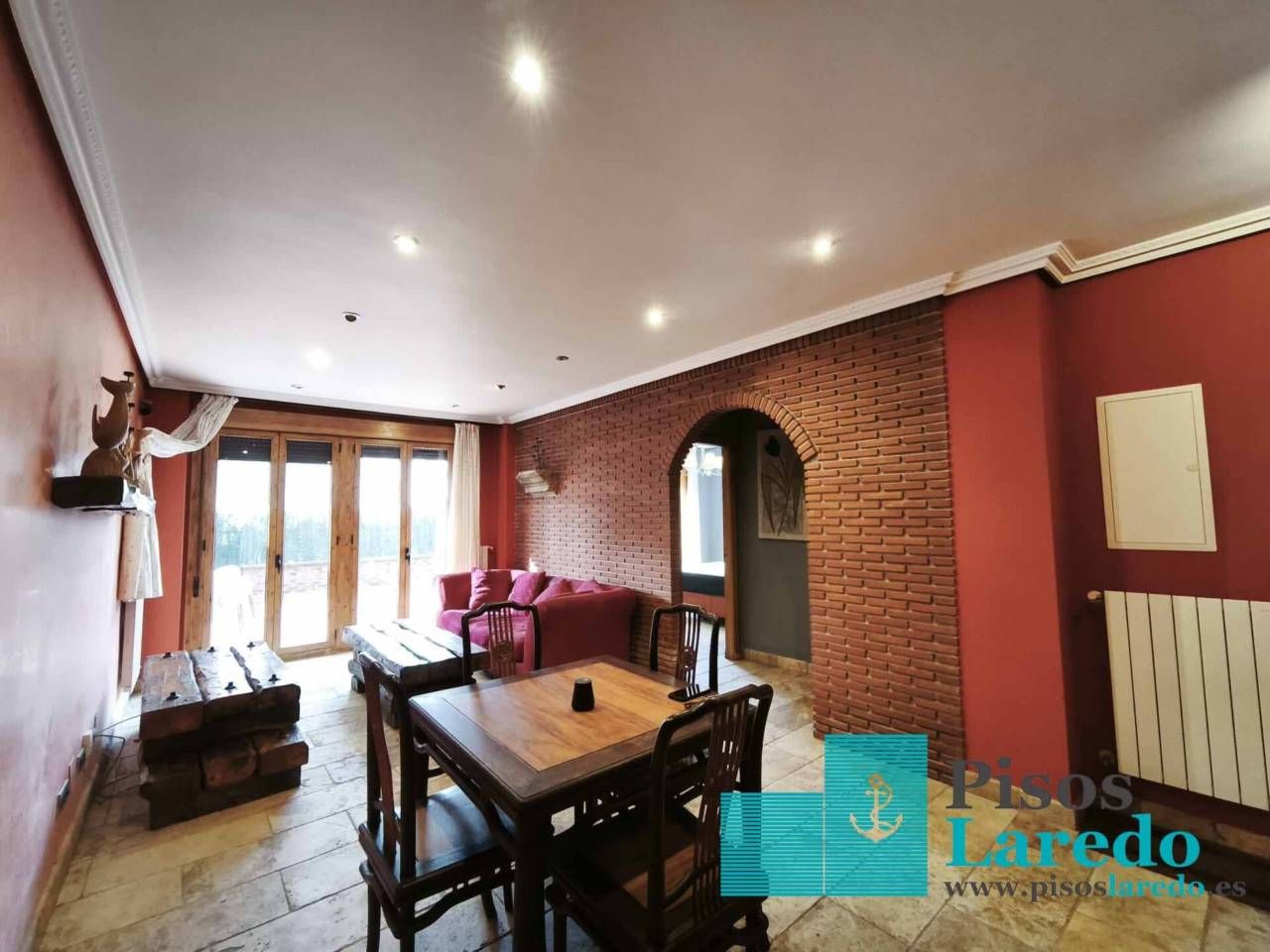 Comedor de Piso de alquiler en Colindres con Calefacción, Jardín privado y Terraza