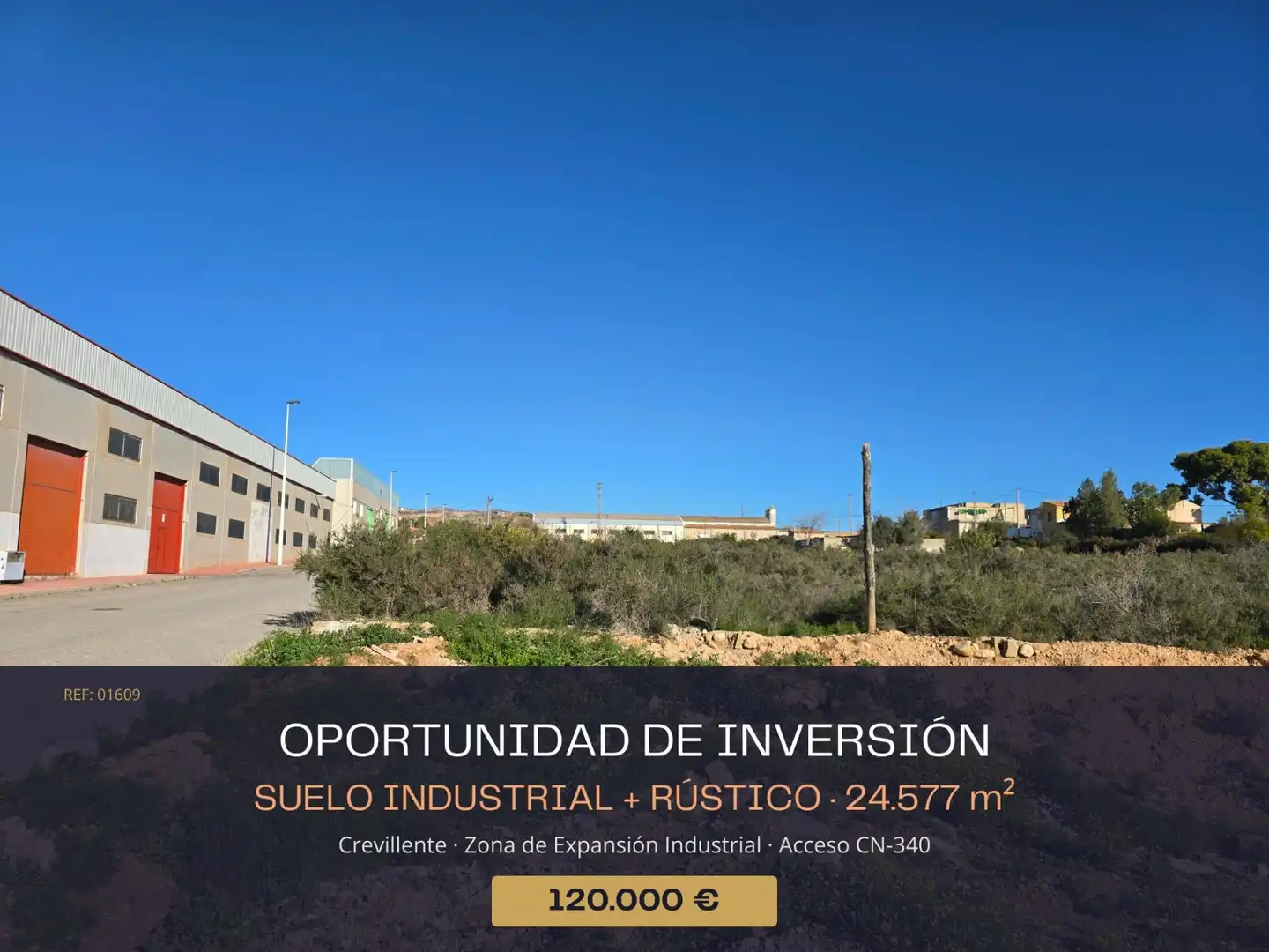 Exterior view of Industrial land for sale in Crevillent