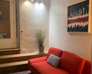 Sala d'estar de Apartament de lloguer en  Barcelona Capital amb Aire condicionat, Calefacció i Moblat