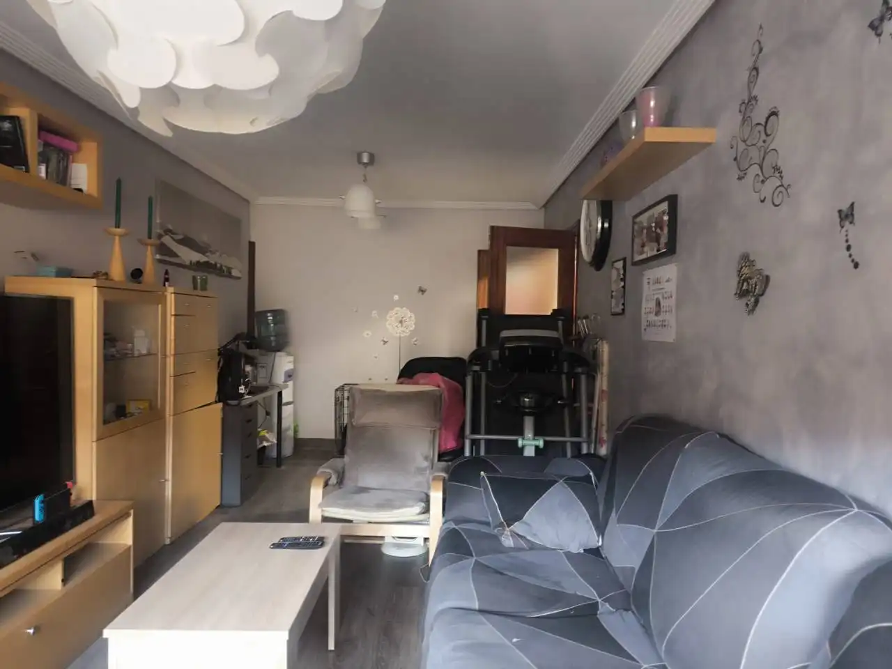 Sala de estar de Piso en venta en Villaquilambre con Calefacción, Parquet y Trastero
