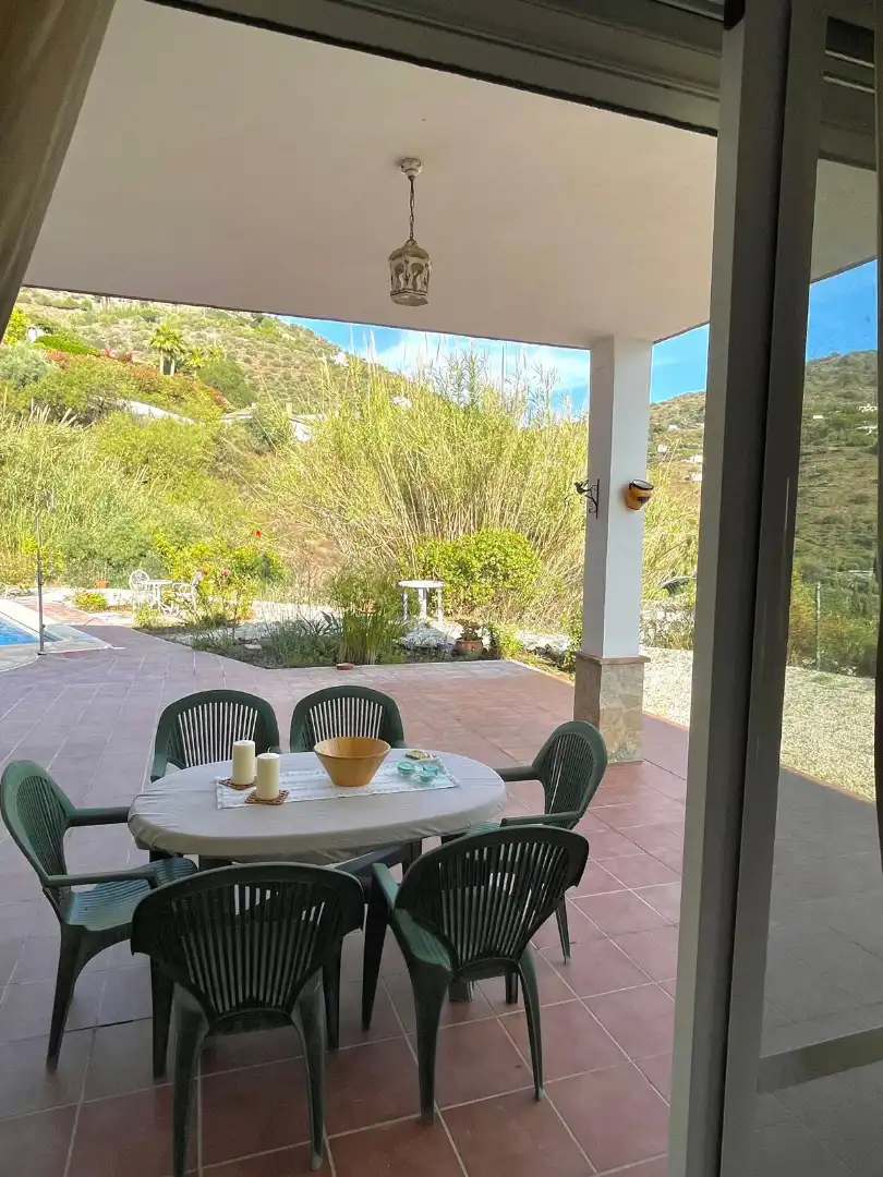 Jardí de Casa o xalet en venda en Torrox amb Jardí privat, Piscina i Moblat