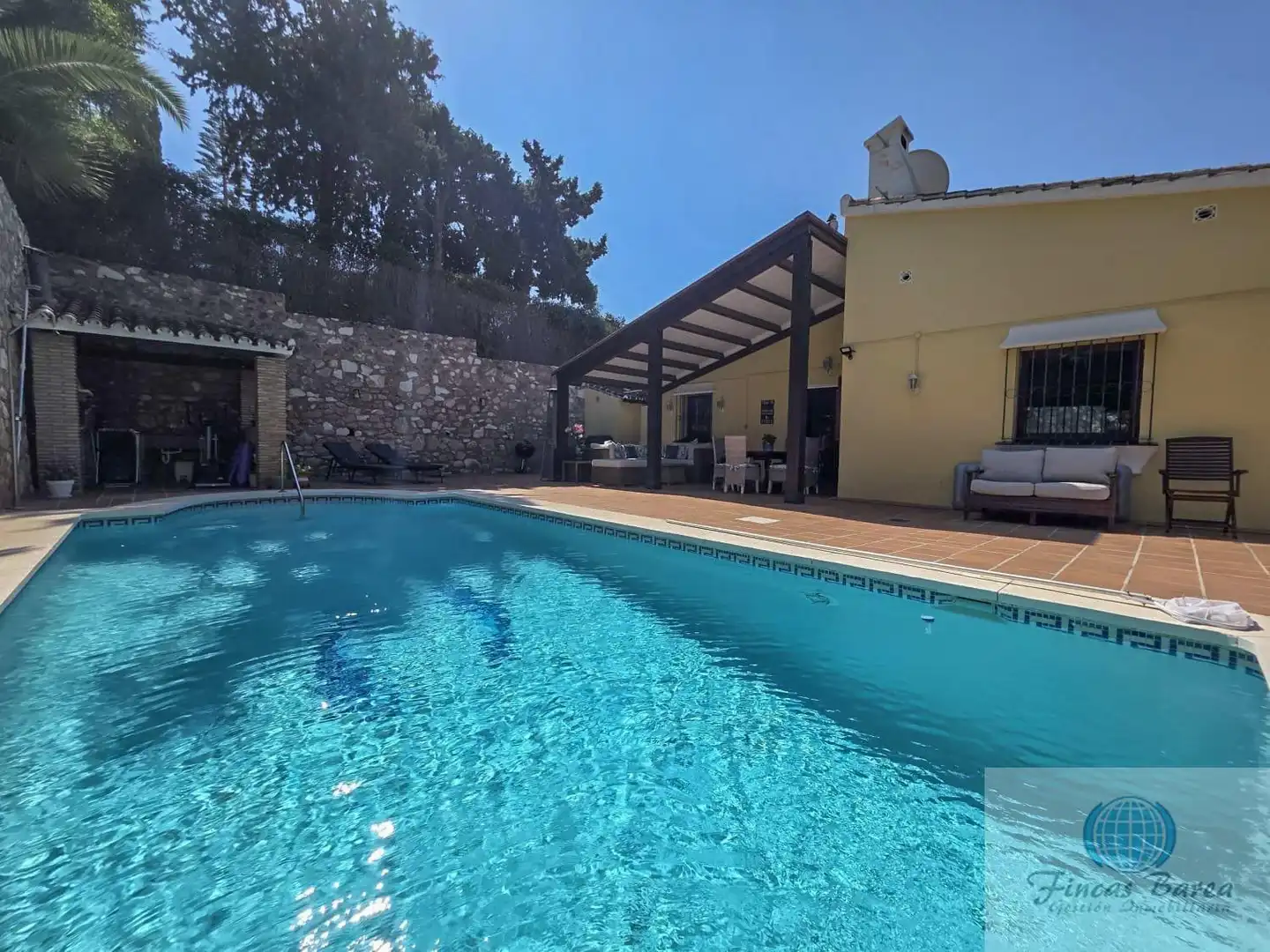 Swimming pool of Houses for sale in Mijas  with Air Conditioner, Terrace and Storage room