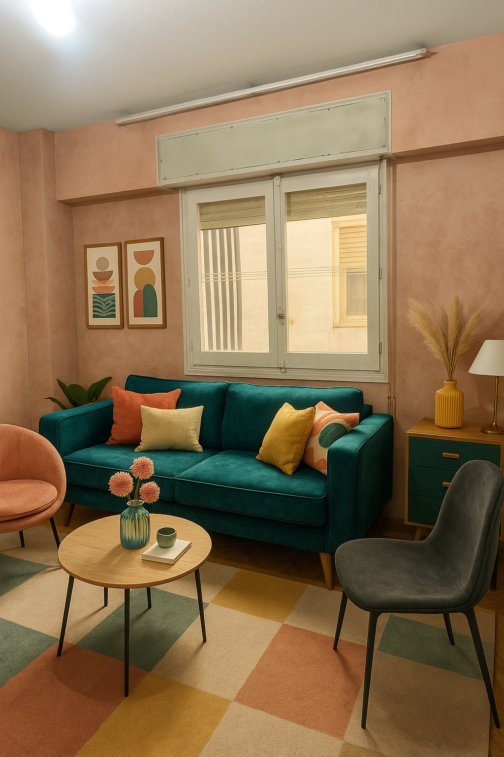 Sala d'estar de Apartament en venda en Alicante / Alacant amb Aire condicionat, Calefacció i Moblat